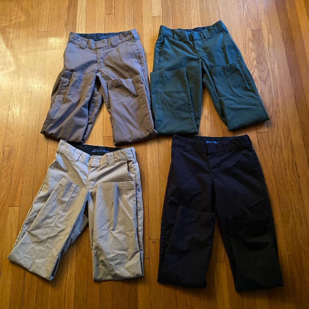 Lot of 4 30x28 Dickies Flex Pants